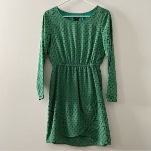 J Crew Factory green dress, size 0